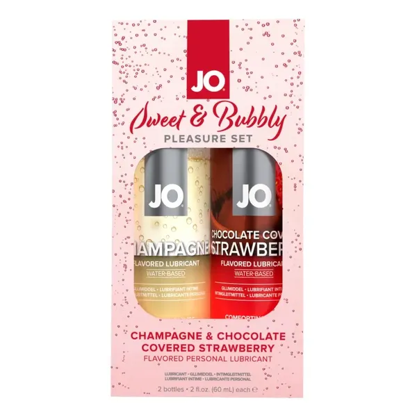 Zestaw lubrykantów - System JO Sweet & Bubbly Set 2 x 60 ml