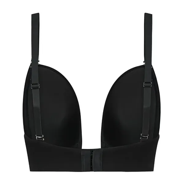 Bye Bra - Biustonosz Ultra Plunge Czarny L