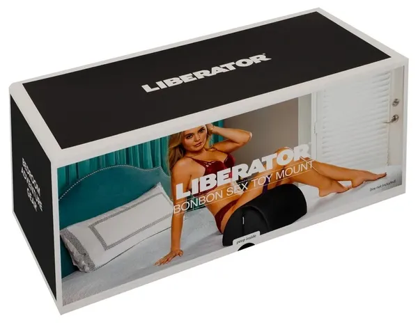 Liberator BonBon Czarna Poduszka Anatomiczna z Uchwytami 63,5 cm