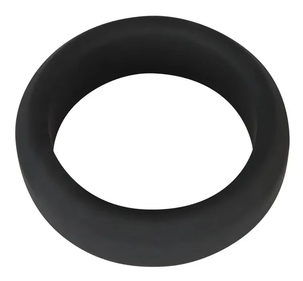 Black Velvets pierścień anatomiczny duży 3,8 cm czarny silikonowy