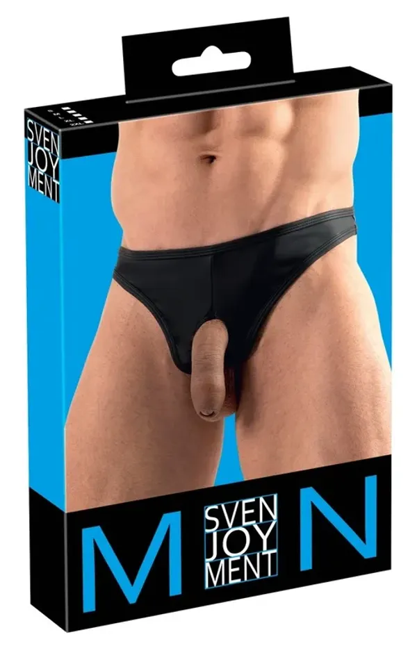 Svenjoyment - Seksowne Męskie Stringi Z Otworami Na Jądra I Penisa S