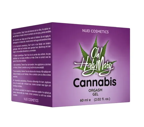 NUEI Oh Cannabis Orgasm Gel 60ml - Wegański żel konopny intensyfikujący