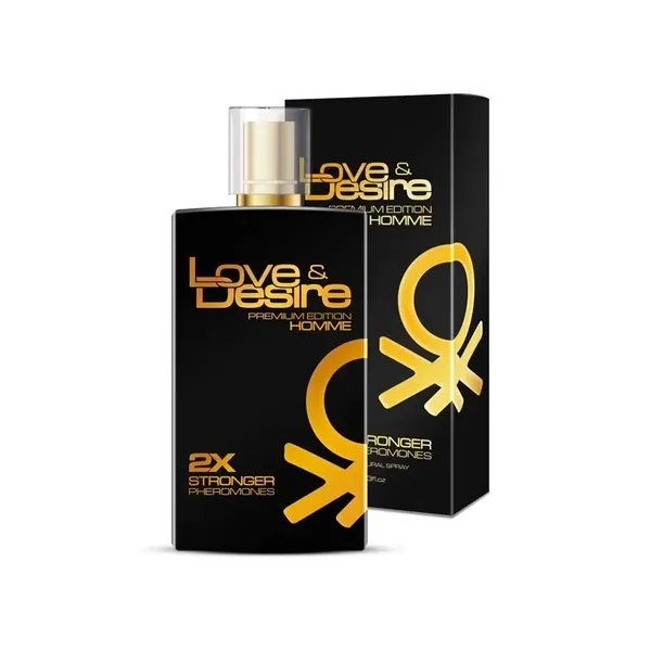 Love&Desire Gold Men 100 ml - Intensywny zapach z czterema składnikami aktywnymi