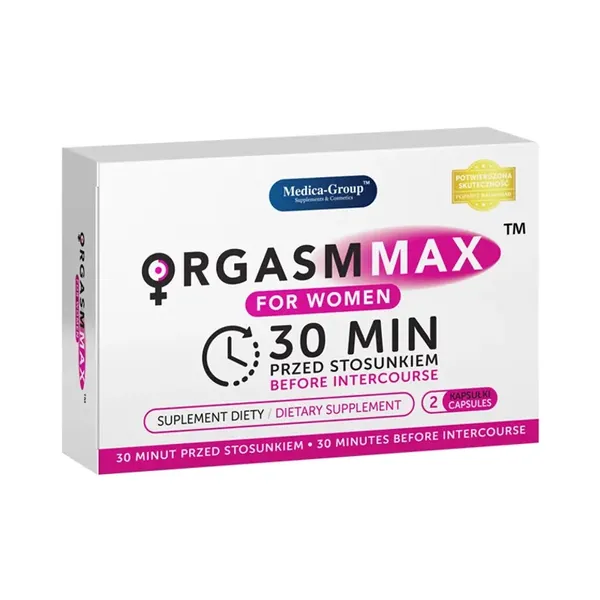 Medica-Group - Orgasm Max for Women - Kapsułki Na Wywołanie Podniecenia i Orgazmu