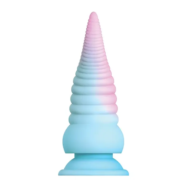 Nobu - Dildo z przyssawką - stożek - prążkowany