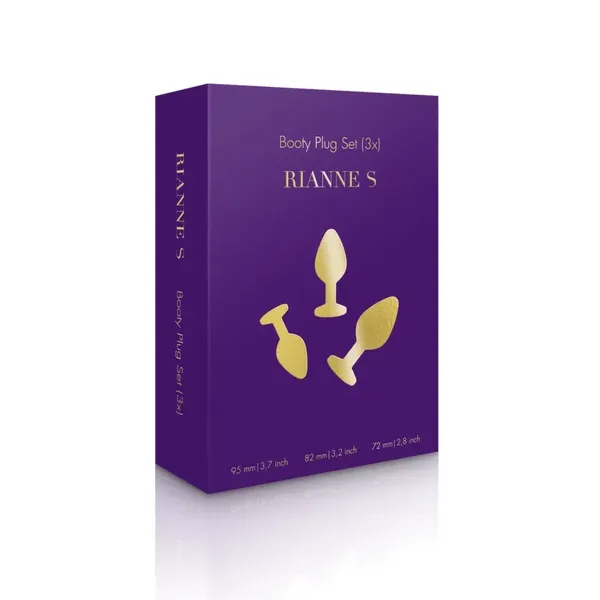 Zestaw plugów analnych - Rianne S Booty Plug Set 3x Purple