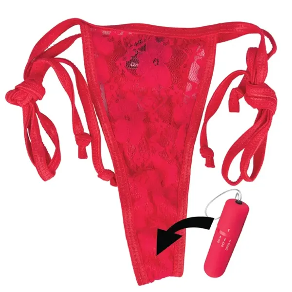 Zdalnie sterowany wibrator do majteczek - The Screaming O Remote Control Panty Vibe Red