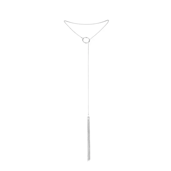 Bijoux Indiscrets Magnifique Tickler Pendant Silver - Srebrny Naszyjnik z Ozdobą