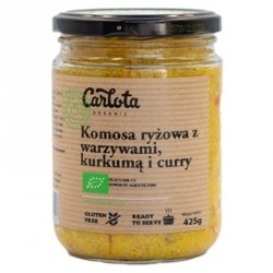 Komosa ryżowa z warzywami, kurkumą i curry Carlota Organic BIO, 425g