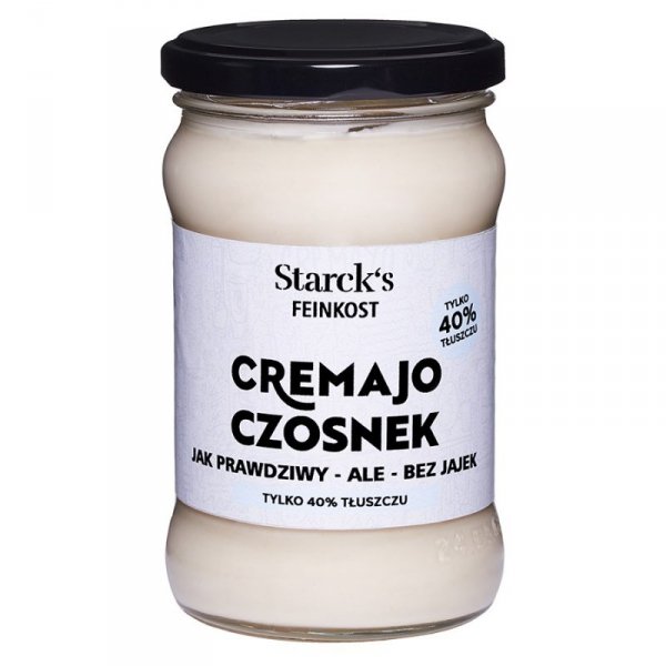 Cremajo Czosnkowy - Jak prawdziwy majonez - ale bez jajek Starck&#039;s, 270g