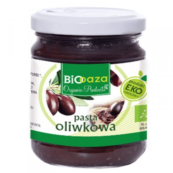 Pasta oliwkowa BioOaza, 180g