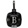 PATELNIA GRANITOWA GRILLOWA 28 cm BERLINGER HAUS BH-1846 BLACK SILVER