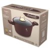 GARNEK TYTANOWY Z POKRYWĄ 24cm BERLINGER HAUS BH-8041 LEONARDO
