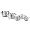 Garnek niski Kitchen Line z pokrywką 3 l śr. 200 x 95 h - Hendi 836019