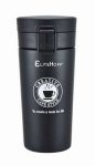 TERMICZNY KUBEK DO KAWY 350ml Z FILTREM ELITEHOFF czarny