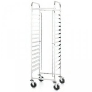 Wózek transportowy do przewozu blach gastronomicznych 15x 600x400 mm Kitchen Line - Hendi 813287