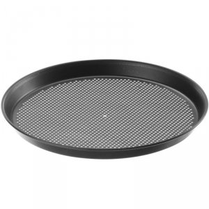 Blacha forma do wypieku pizzy okrągła perforowana śr. 400 mm - Hendi 616942