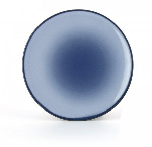 EQUINOXE Talerz płaski 31,5 cm, niebieski