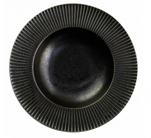 PLISSE Talerz głęboki, śr.28 cm