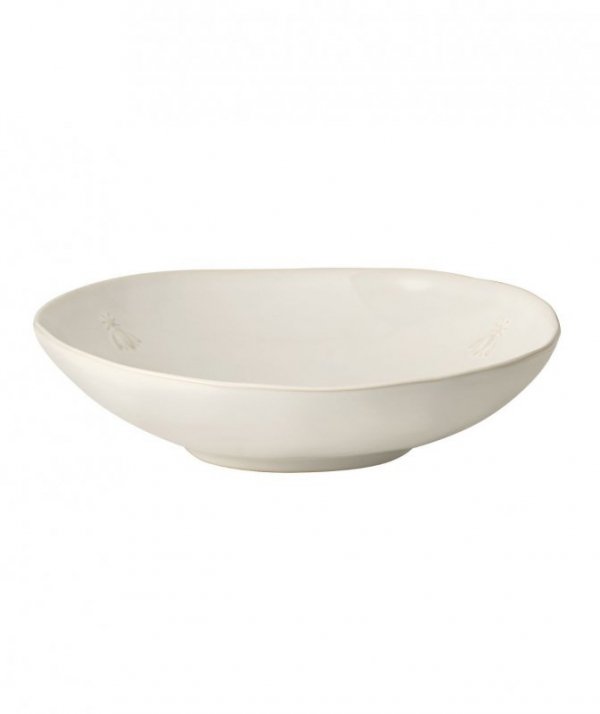 Abeille Talerz Głęboki Ceramiczny Kremowy