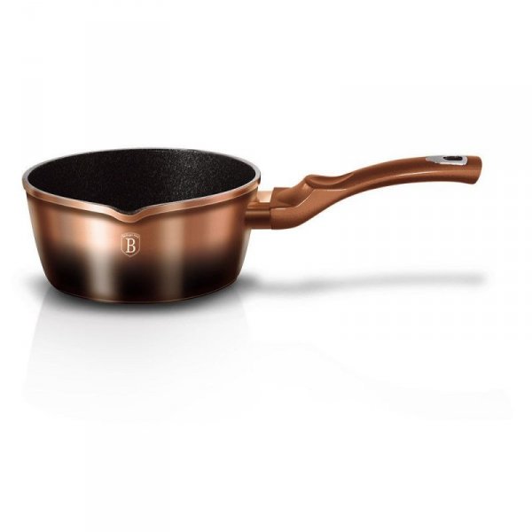 ZESTAW GARNKÓW GRANITOWYCH BERLINGER HAUS BH-1900 ROSE GOLD NOIR 15 ELEM.