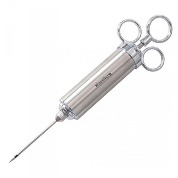 STALOWA NASTRZYKIWARKA 60ml DO PEKLOWANIA MIĘSA KLAUSBERG KB-7842
