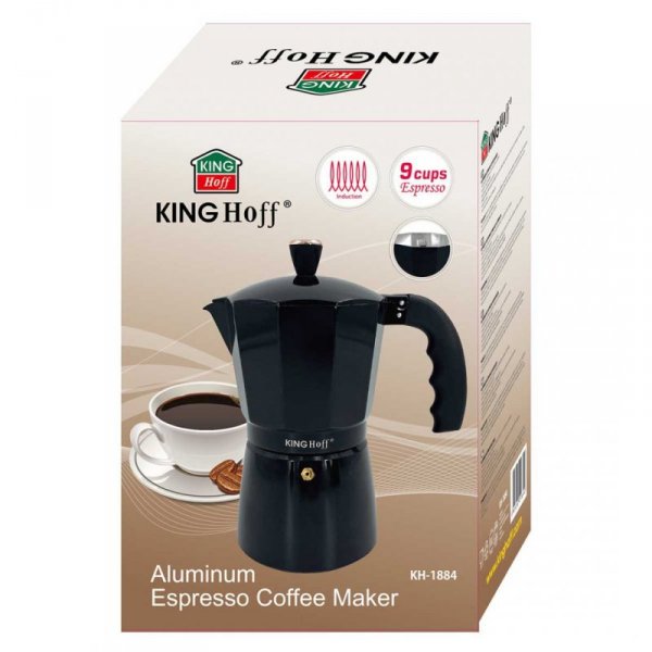 KAWIARKA ZAPARZACZ DO KAWY 450ml KINGHOFF KH-1884 INDUKCJA