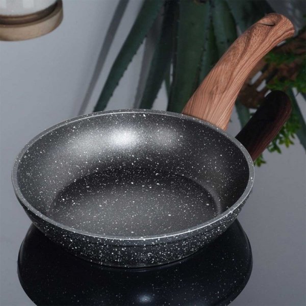 MINI PATELNIA GRANITOWA 16cm BLACK&WOOD 199058