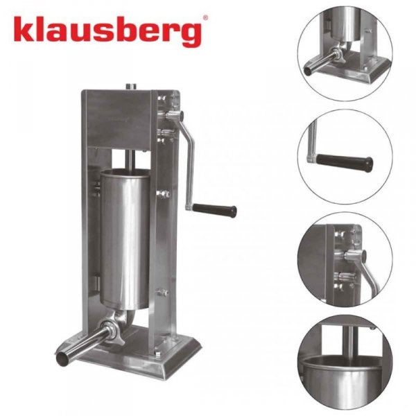 PROFESJONALNA NADZIEWARKA DO KIEŁBASY 5kg KLAUSBERG KB-7930