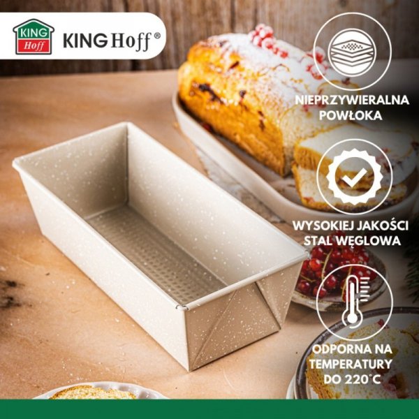 FORMA KEKSÓWKA DO CHLEBA PASZTETU 26x11,5cm KINGHOFF KH-1971