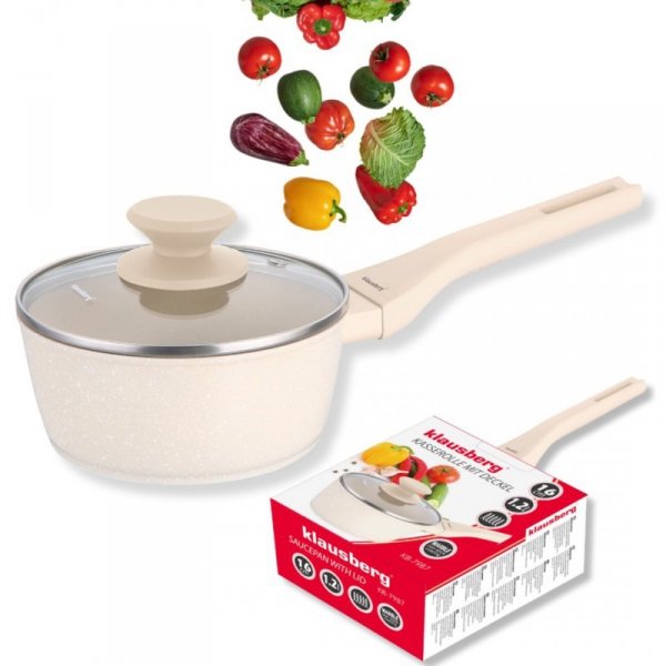 RONDELEK MARMUROWY 1,2l Z POKRYWĄ KLAUSBERG KB-7987