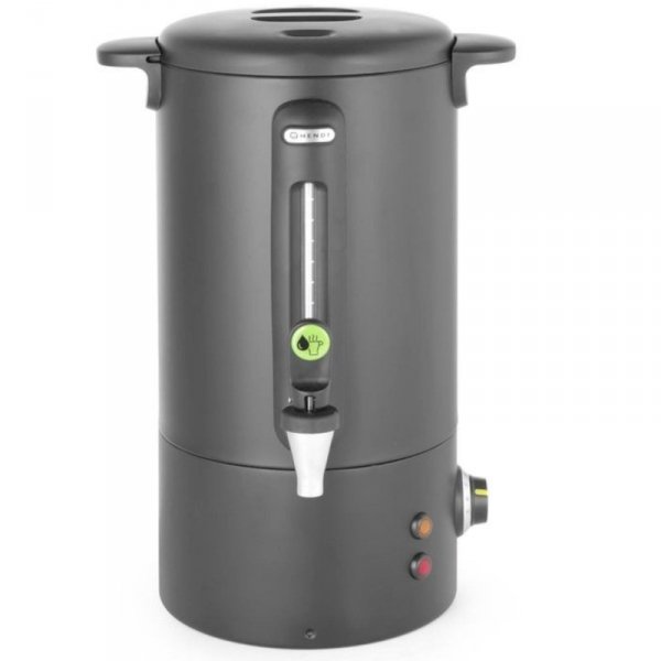 Warnik podgrzewacz do kawy z niekapiącym kranem czarny Concept Line 10 l - Hendi 211458