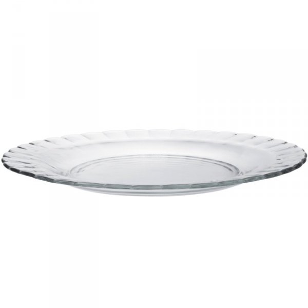 Talerz płytki Duralex PICARDIE transparentny 230 x 20 mm - zestaw 6 szt.