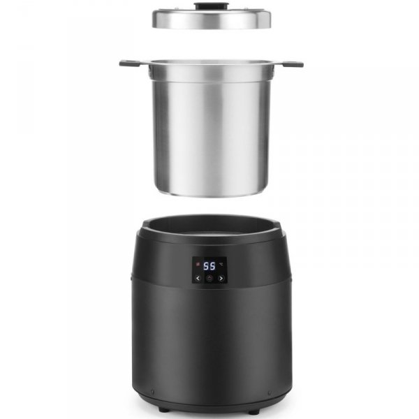 Kociołek termos do zupy elektryczny WATERLESS 10 l 450 W - czarny