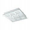 Lampa LED z kryształkami SZKŁO Plafon NEUTRALNA BIEL chrom IP20 GLAMOUR