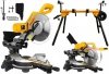 PIŁA PILARKA UKOŚNICA 305mm 2000W z posuwem + STÓŁ ROBOCZY SMART365