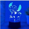 Lampka Nocna 3D LED Stitch – Magiczna Dekoracja i Idealny Prezent!