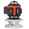 Laser krzyżowy płaszczyznowy niwelator 4 x 360° zielona wiązka + akcesoria