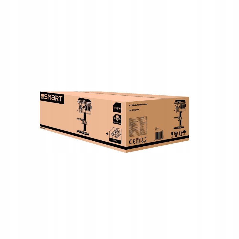 Wiertarka stołowa kolumnowa 1,5-16mm 12 prędkości 630W + imadło SMART365
