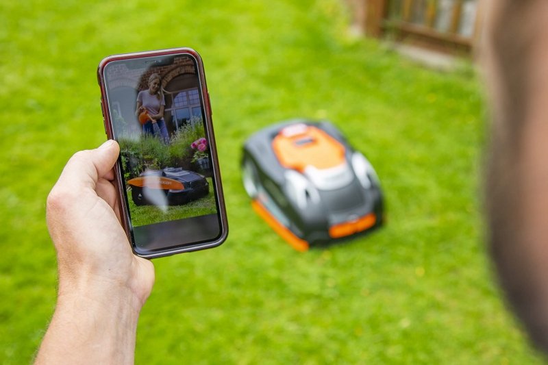 Robot koszący kosiarka automatyczna 1000m2 Aplikacja WiFi Bluetooth