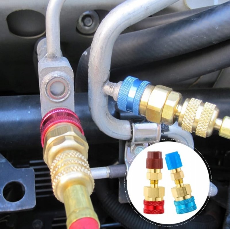 REDUKCJA Przejściówka SZYBKOZŁĄCZA ZŁĄCZKI DO KLIMATYZACJI R1234YF do R134A