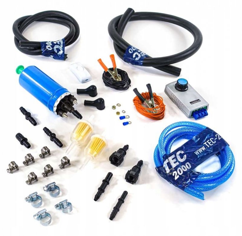 Zestaw z POMPĄ PALIWA do Benzyny i Diesla TEC2000