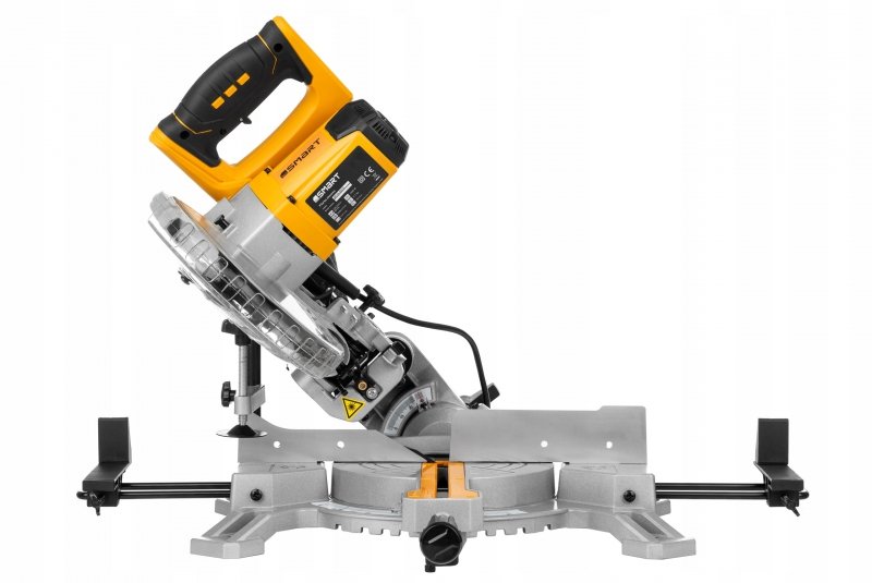 Piła ukośnica z posuwem 210mm 1500W LASER 2xTARCZA