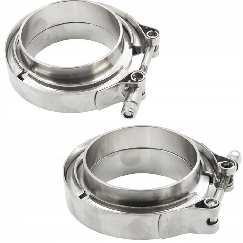 V-BAND Obejma 51 mm 2" Łącznik do rur wydechu + Flansze