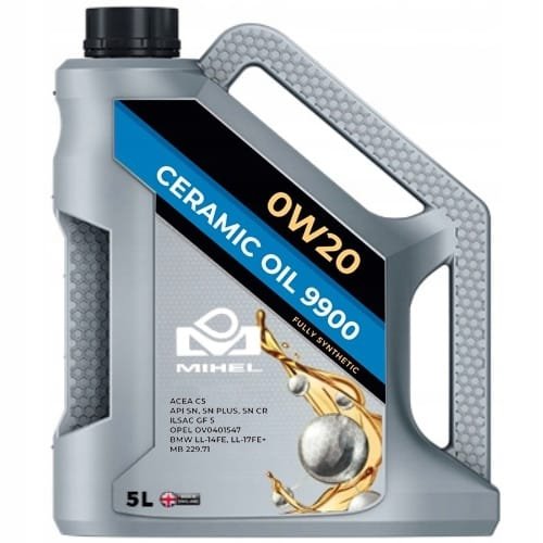 MIHEL Ceramic Oil 9900 0W20 OLEJ Ceramiczny 5L
