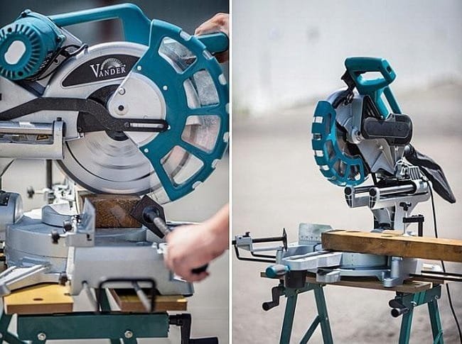 Ukośnica pilarka do drewna i aluminium 305mm 2000W VANDER