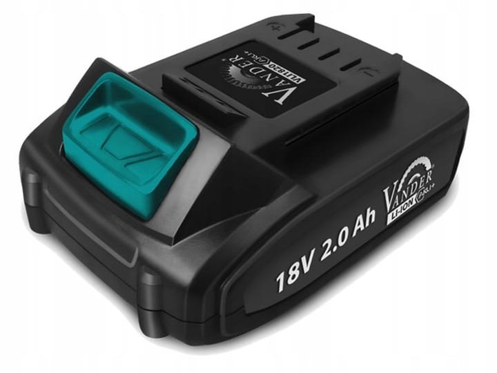 VANDER Wiertarko-Wkrętarka Akumulatorowa Udarowa 18V 2,0Ah 50Nm LEKKA 1,9kg