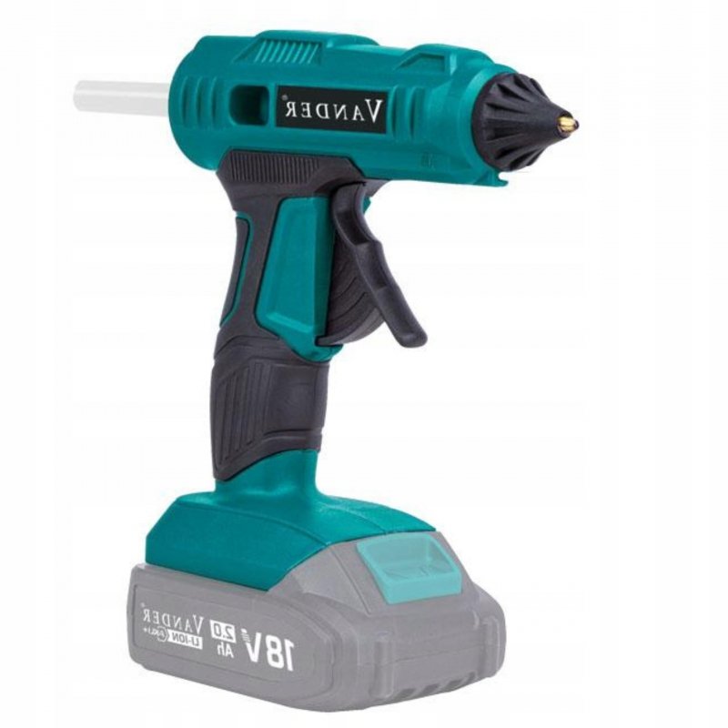 Pistolet do kleju na gorąco akumulatorowy 18V AKU+ VANDER
