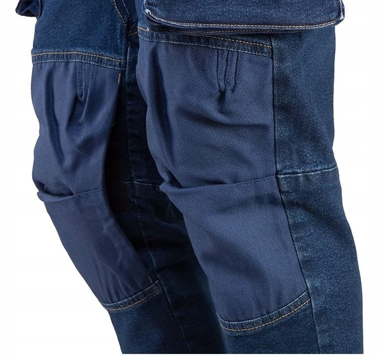 SPODNIE ROBOCZE DENIM DO PASA WZMOCNIONE BAWEŁNA OXFORD 81-228 XS/46 NEO