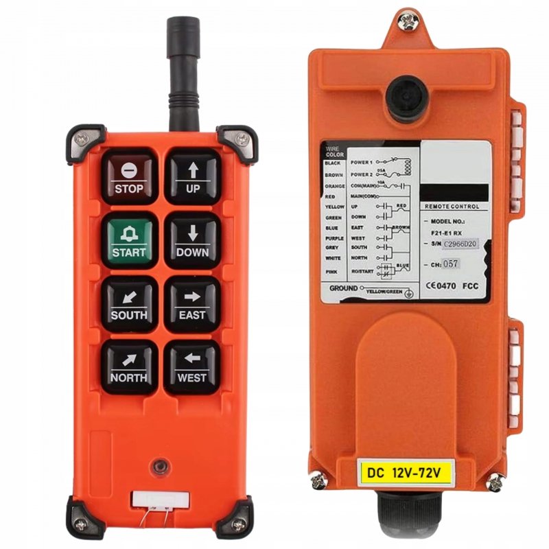 Bezprzewodowy sterownik WINDY DŹWIGU SUWNICY WCIĄGARKI CNC 12 24 36 72V